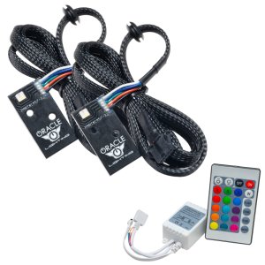 Infiniti Q50 Headlight DRL Kit - ORACLE Lighting - ColorSHIFT - RGB+W - `14-`21